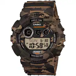 Casio - Men's G-Shock GD-120 Series Camo Dial Watch - GD120CM-5 - Camouflage