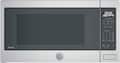 GE Profile - 2.2 Cu. Ft. Countertop Microwave with Sensor Cooking and Scan to Cook Technology - Stainless Steel