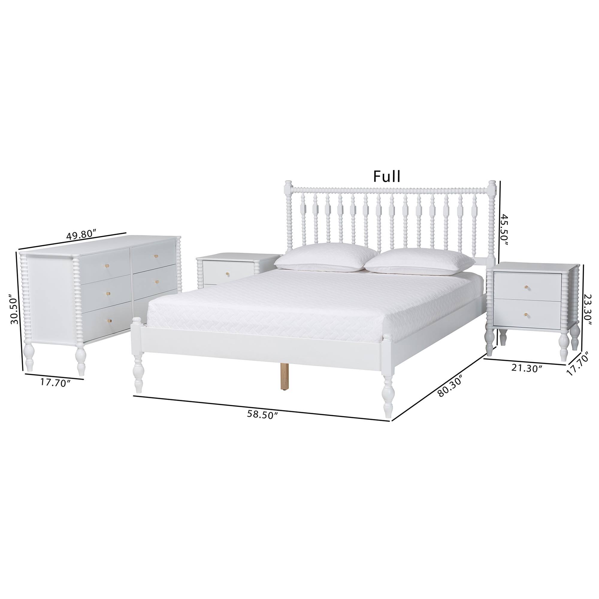 Full  
49.80" x 45.50" x 30.50" x 17.70"  
58.50" x 80.30" x 21.30" x 23.30" x 17.70"
