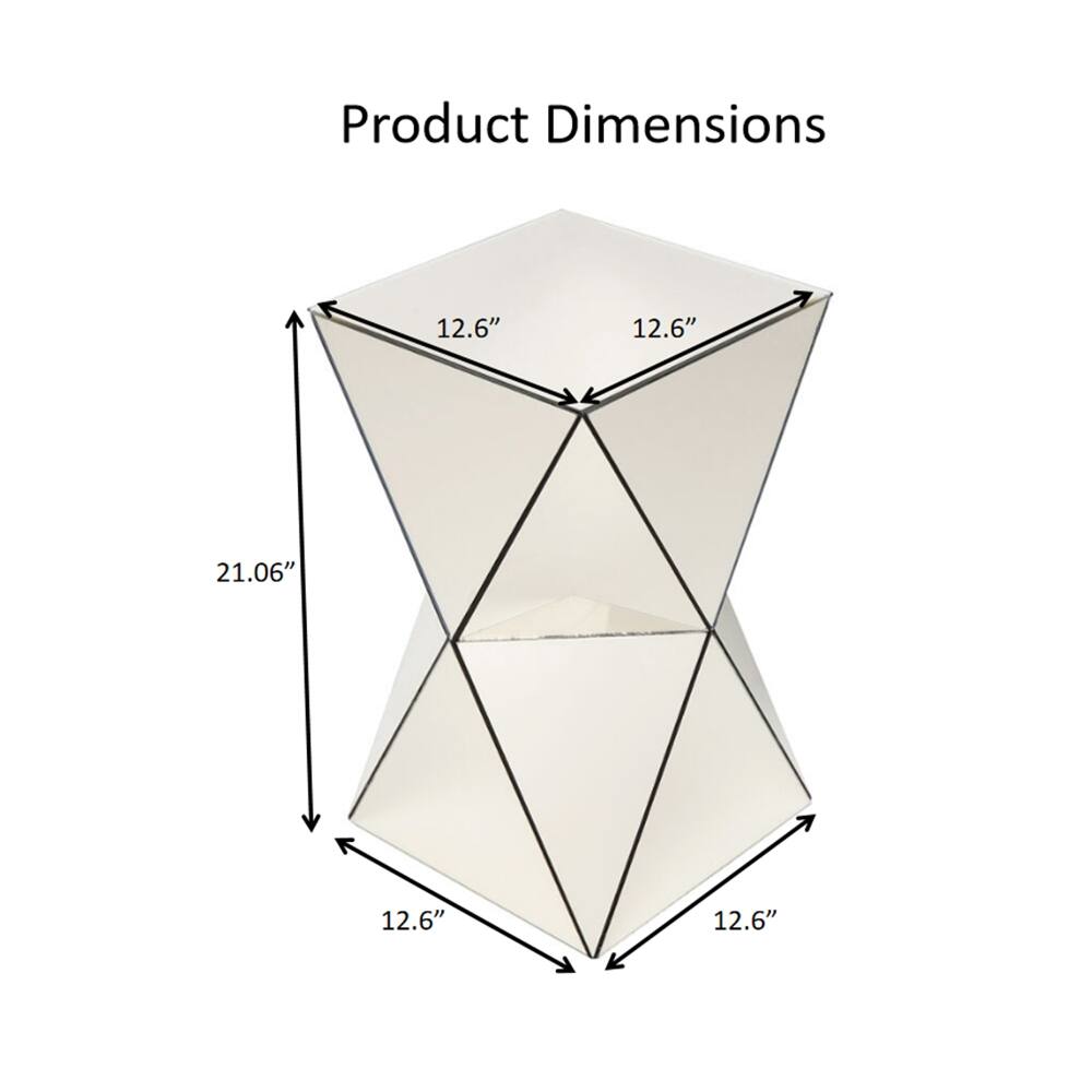 Product Dimensions
12.6" x 12.6" x 21.06"