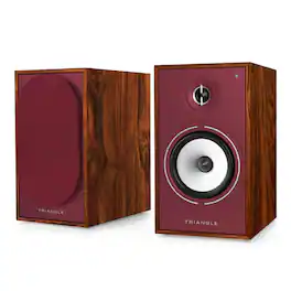 Triangle - Borea BR03 Connect Wireless Powered Bookshelf Speaker With Arc - Edition - Burgundy