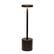 Angle. Simple Designs - 12.75" Mushroom Magic Disc Dimming & Rechargeable Cordless 4-Way Touch Sensor Stick Desk Lamp - Black.