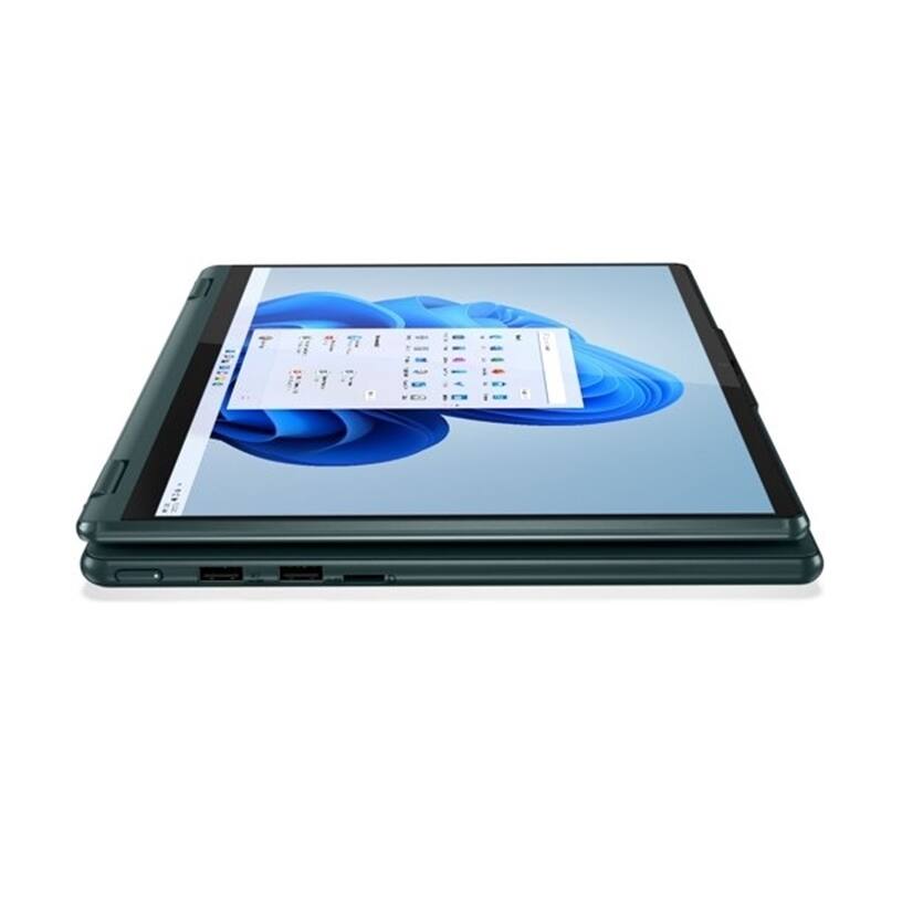 Left. Lenovo - Yoga 6 13ALC7 13.3" 2-in-1 Laptop, FHD, Ryzen 7-5700U, 512GB SSD, 16GB RAM, Windows 11 - Blue.