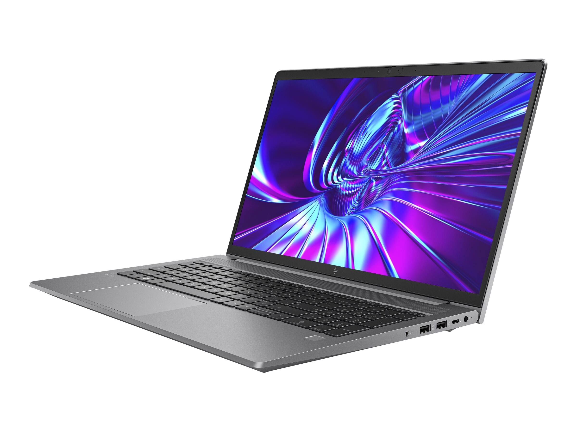 Alt View 2. HP - ZBook Power G9 15.6" FHD Intel Core i7-12800H 2.4 GHz up to 4.8 GHz 64GB 256GB SSD RTX A1000 Windows 11 Pro Laptop - Gray.