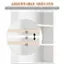 Adjustable Shelves: Three Adjustable Holes, Embedded Slot Design for More Stability