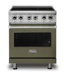 Viking - 5 Series 30" Wide Freestanding Electric Range - Martini - Front_Zoom