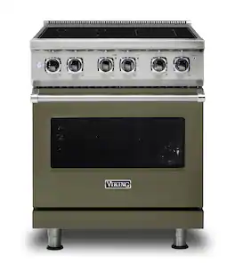 Viking - 5 Series 30" Wide Freestanding Electric Range - Martini