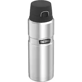 Thermos - 24 oz. Stainless King Vacuum Insulated Water Bottle - Matte - Silver