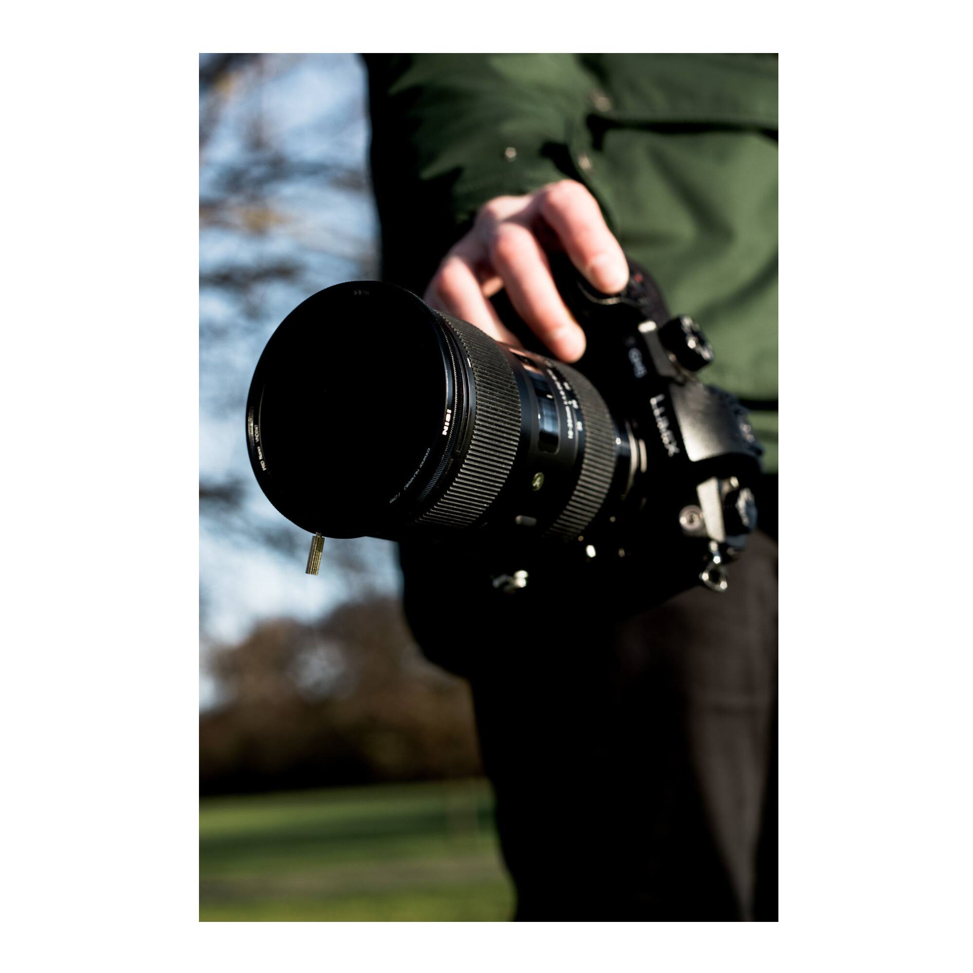 Left. NiSi - NiSi 40.5mm ND-VARIO Pro Nano 5-9 Stops Enhanced Variable ND Filter.