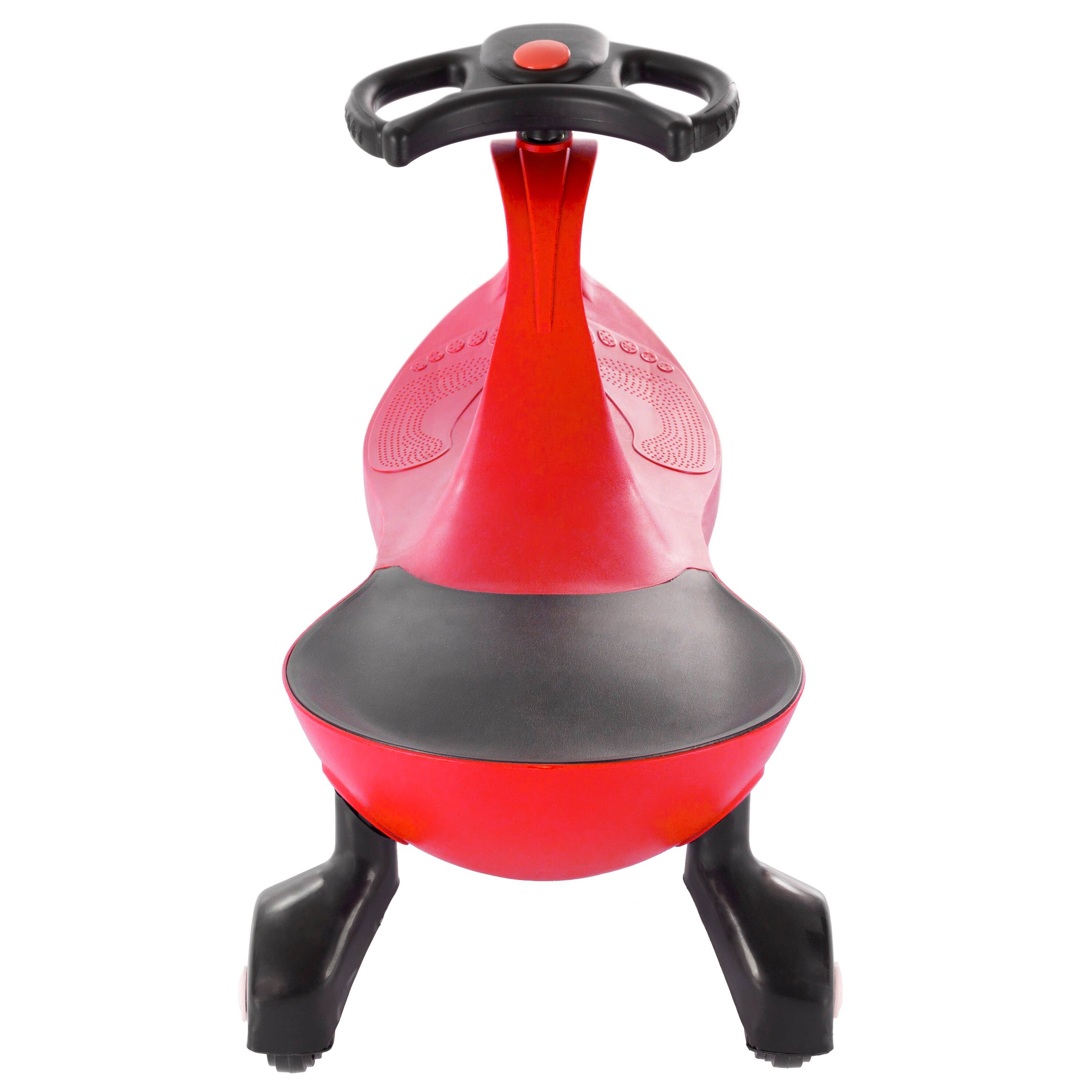 Angle. Lil Rider - Wiggle Car for Ages 3 and Up - Twist, Wiggle, and Go (Red).