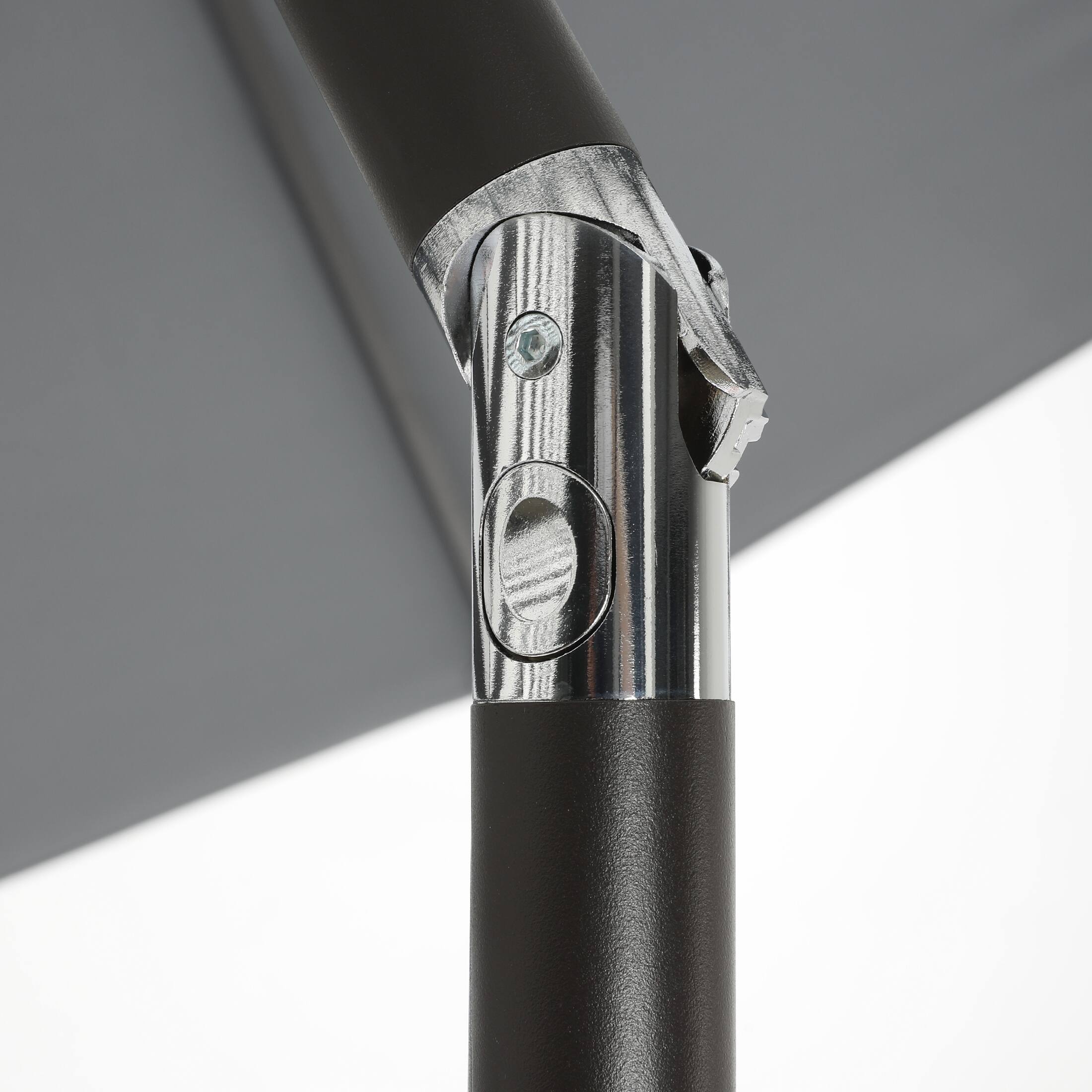 Alt View 4. WestinTrends - WestinTrends Paolo 9 ft. Patio Table Umbrella with tilt and crank features - Gray.