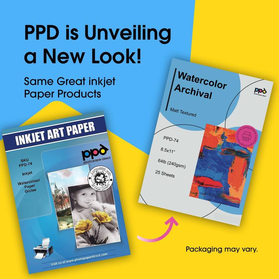 Paperdirect Website Photo Paper Direct Matte Watercolor Giclee 8.5x11 for Inkjet Printers ...