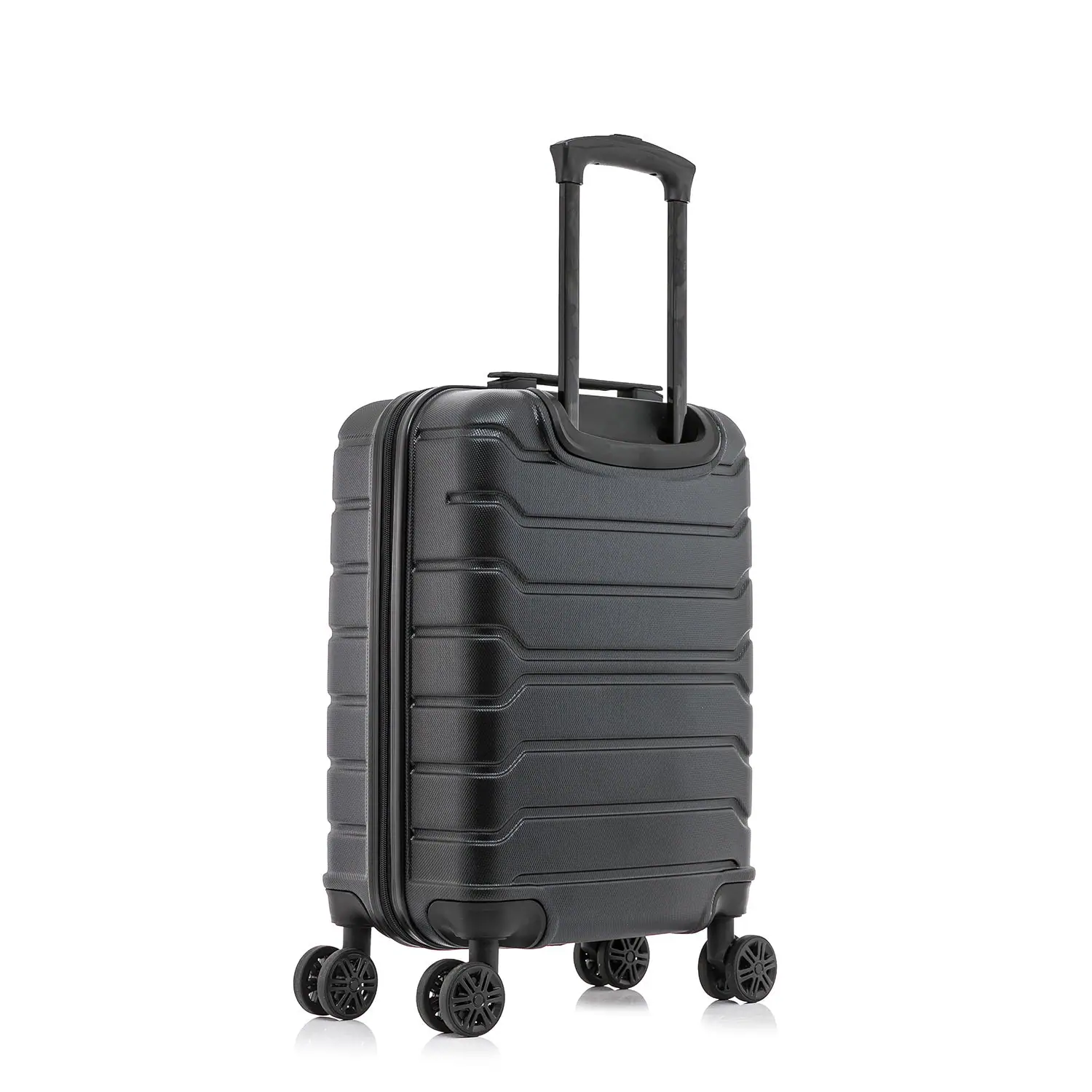 Alt View 1. InUSA - Trend lightweight hardside spinner luggage 20" carry-on - BLACK.