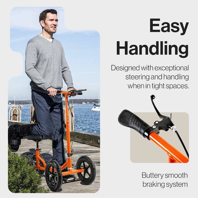 Easy Handling  
Designed with exceptional steering and handling when in tight spaces.  
Buttery smooth braking system