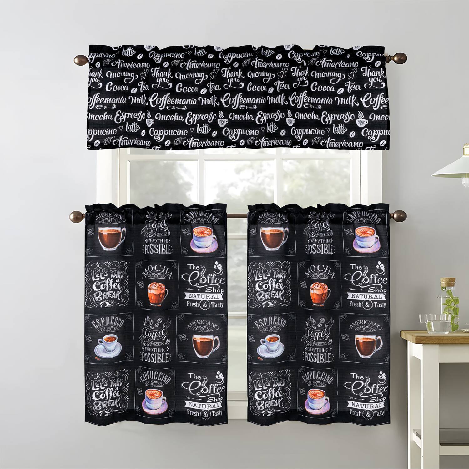 Sure, here is the corrected and grouped text:

---

**Curtain Text:**

- Cappuccino
- Americano
- Thank Morning
- Thank Morning
- Thank Morning
- Cocoa Tea
- Cocoa Tea
- Coffee Mania Milk
- Coffee Mania Milk
- Coffee Mania Milk
- Onocha Espresso
- Onocha Espresso
- Onocha Espresso
- Cappuccino
- Latte
- Latte
- Cappuccino
- Americano
- Americano
- Americano

**Curtain Text (Repeating):**

- The Coffee Shop
- BREAK
- NATURAL
- Fresh & Tasty
- ESPRESSO
- AMERICANO
- Cappuccino
- The Coffee Shop
- BREAK
- NATURAL
- Fresh & Tasty
- ESPRESSO
- AMERICANO
- Cappuccino

**Curtain Text (Repeating):**

- The Coffee Shop
- BREAK
- NATURAL
- Fresh & Tasty
- ESPRESSO
- AMERICANO
- Cappuccino

**Curtain Text (Repeating):**

- The Coffee Shop
- BREAK
- NATURAL