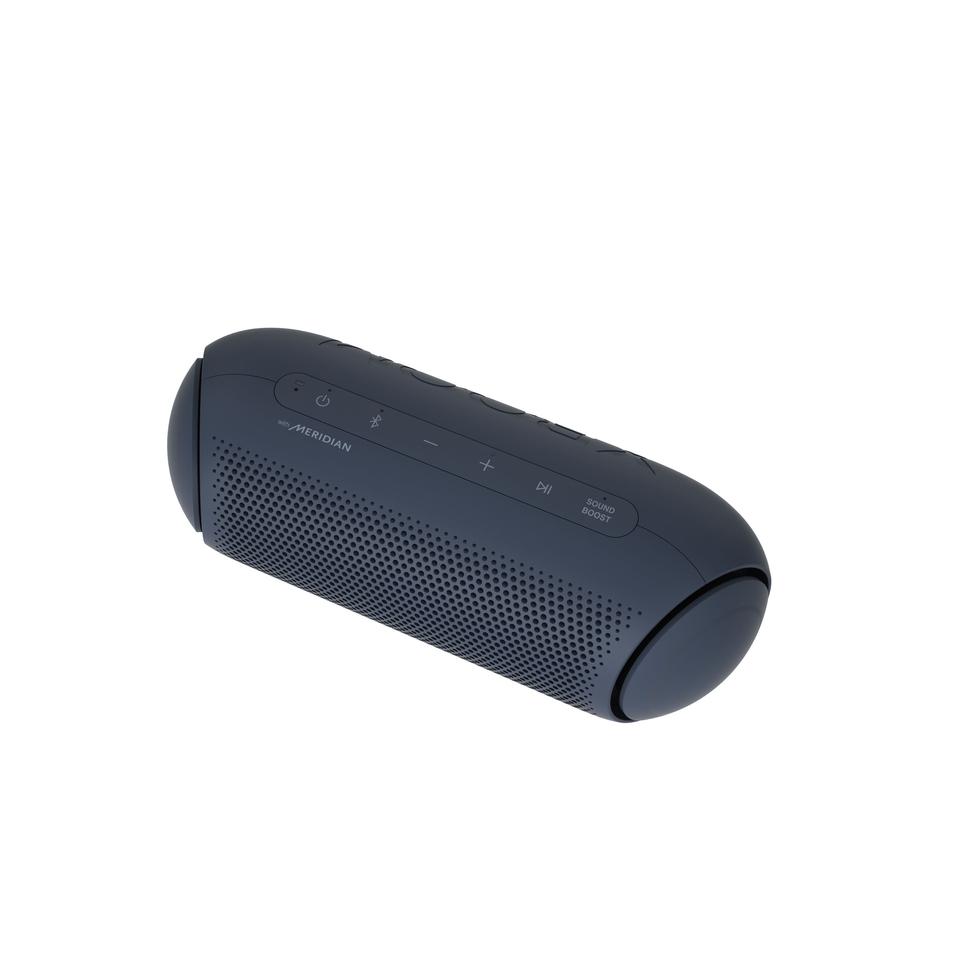 Alt View 15. LG - XBOOM Go Portable Bluetooth Speaker - Blue/Black.