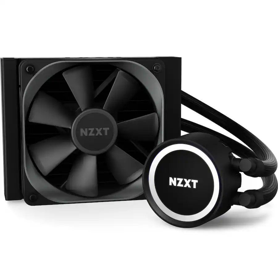 NZXT Kraken 120mm Radiator CPU Liquid Cooler (1 x 120mm Aer P Fan) with ...