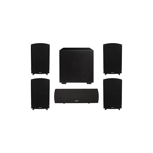 Definitive Technology - Bundle: (4) ProMonitor 1000 Speakers, ProCenter 1000 Center, and Descend DN8 Subwoofer - Black