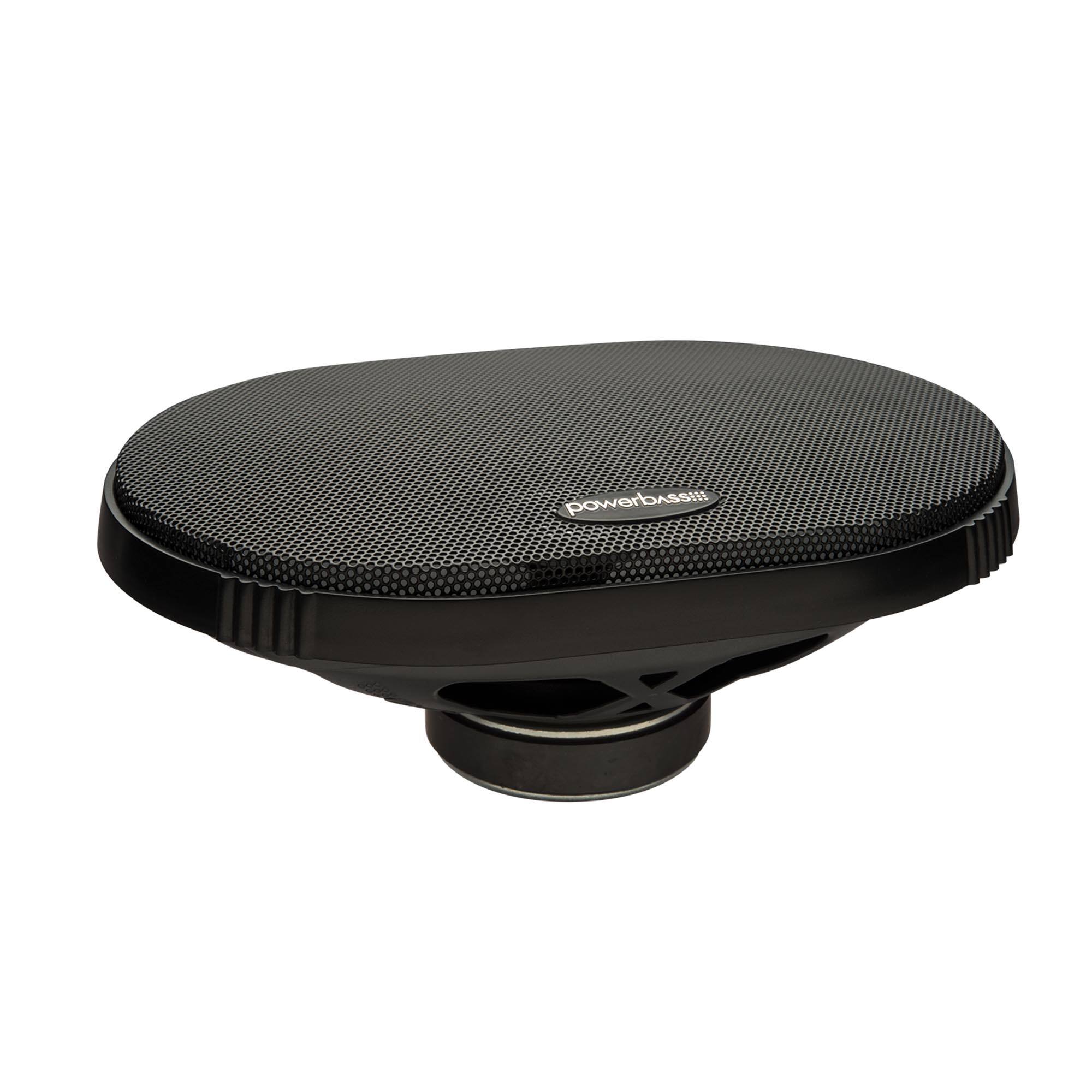 Alt View 10. Powerbass - PowerBass OE-692T - 6x9" Shallow Mount Coaxial Speakers 2-Ohm - Pair - Black/Gray.