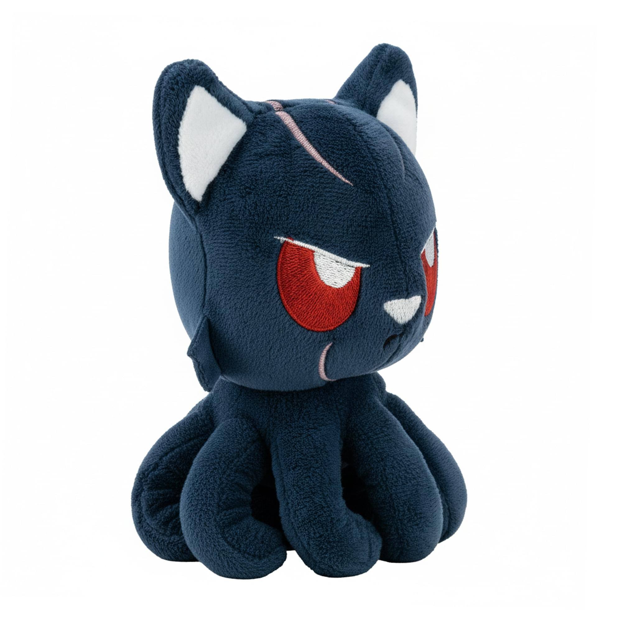 Alt View 10. Tentacle Kitty - Tentacle Kitty Campaign Critters Dark Elf Little One Plush - Blue.