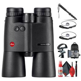 Leica - 15x56 Geovid R Rangefinder Binoculars (40814) + Tripod Adapter + BackPack + More
