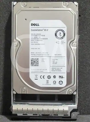 DH1 EHM C213520520-094 0755 DELL TM Constellation ES.2 HDD S/N: Z293J90K P/N: 9SM260 150 i MODEL: ST330006508S Site: KRATSG WWN: 5000C500421CD2D4 ENTERPRISE 3 CLASS TB CERTIFIED BY DELL Serial Attached SCSI Contig Code: 1313 RATED: + SV 0.90 A . 12V 0.60 A HDD Mig by Seagate Technology LLC DOM: 06/2012 MADE IN TH OPIN 001 ERT SAS 5 Cbps 3 TB R.PM 7.2K F/W RSOF 181-21283 012M ADS MADE IN THAILAND b Seagate WARRANTY VOID IF ANY LABEL OR SCREW IS REMOVED OR BROKEN CE 20 N1TE IC STX- STX-513300065055() D3