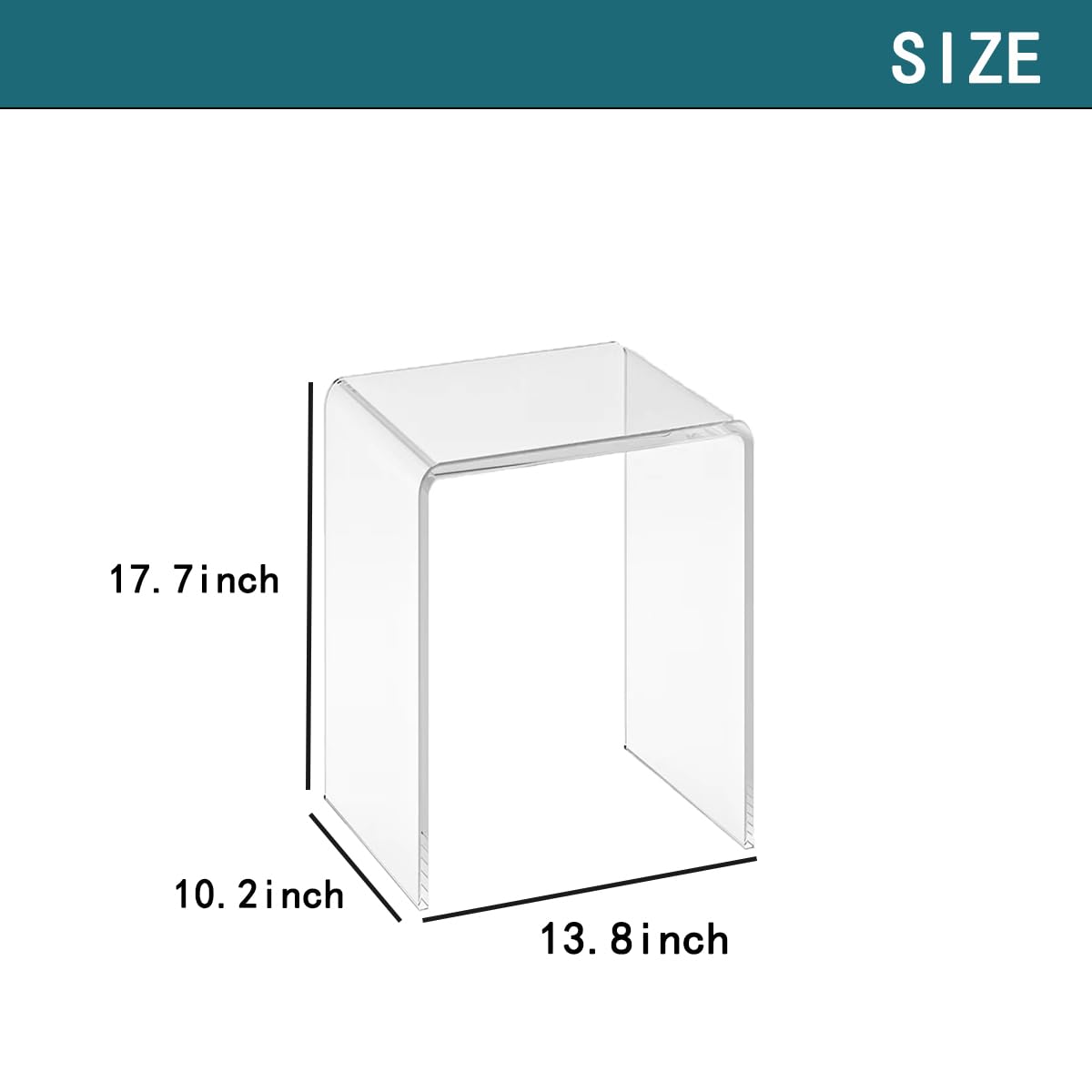 SIZE  
17.7 inch  
10.2 inch  
13.8 inch