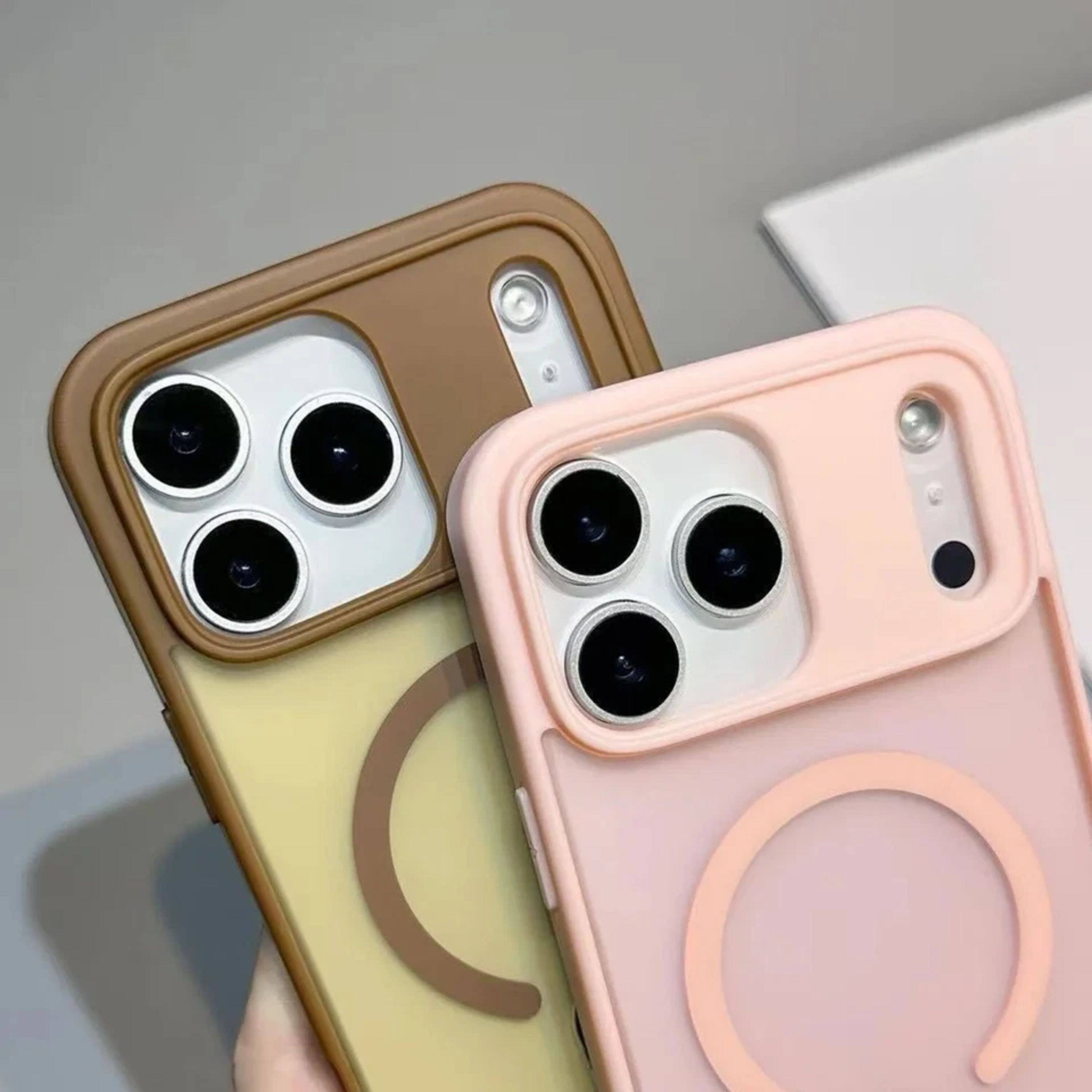 Angle. Kitcheniva - Shockproof Phone Cover For iPhone 17 Air Dessert Gold - Dessert Gold.