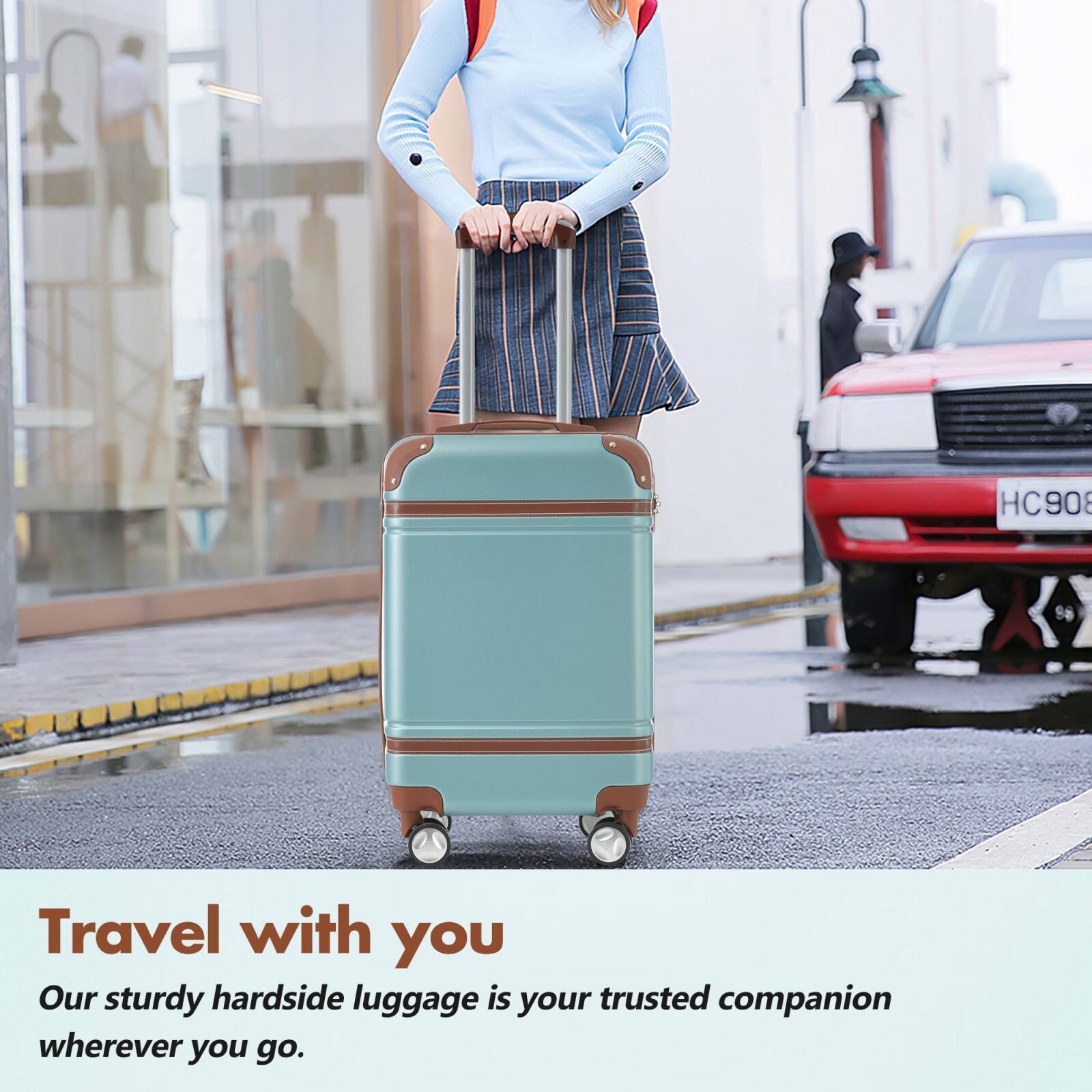 HC908

Travel with you  
Our sturdy hardside luggage is your trusted companion wherever you go.