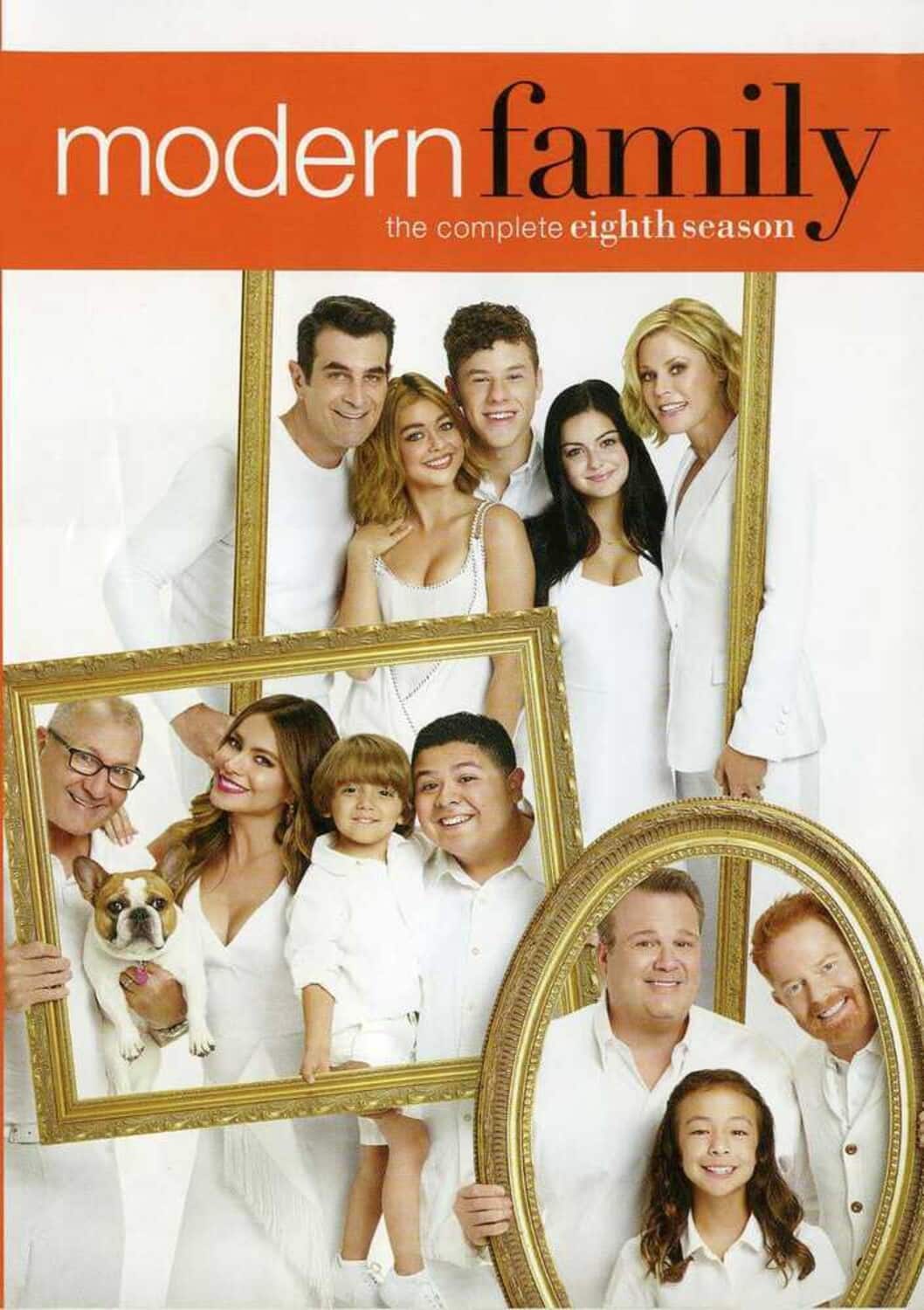 Front. Modern Family: Season 8 - DVD.