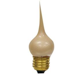 BreeBe - *7.5 Watt Standard Base Pearlized Silicone Bulb - Cream