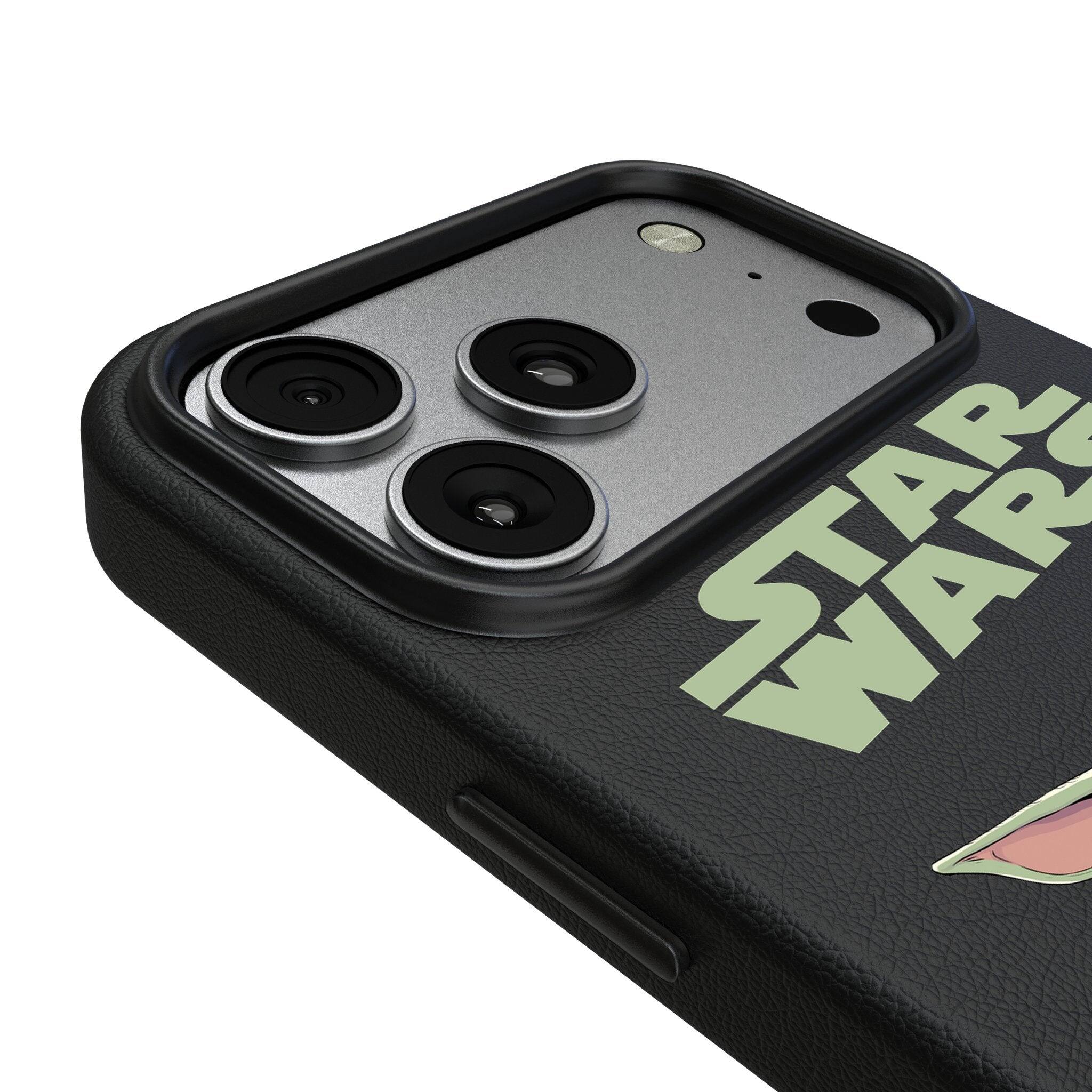 Left. Keyscaper - Star Wars: The Mandalorian Color Block MagSafe Compatible Phone Case - Apple iPhone 17 Pro Max - Grogu.