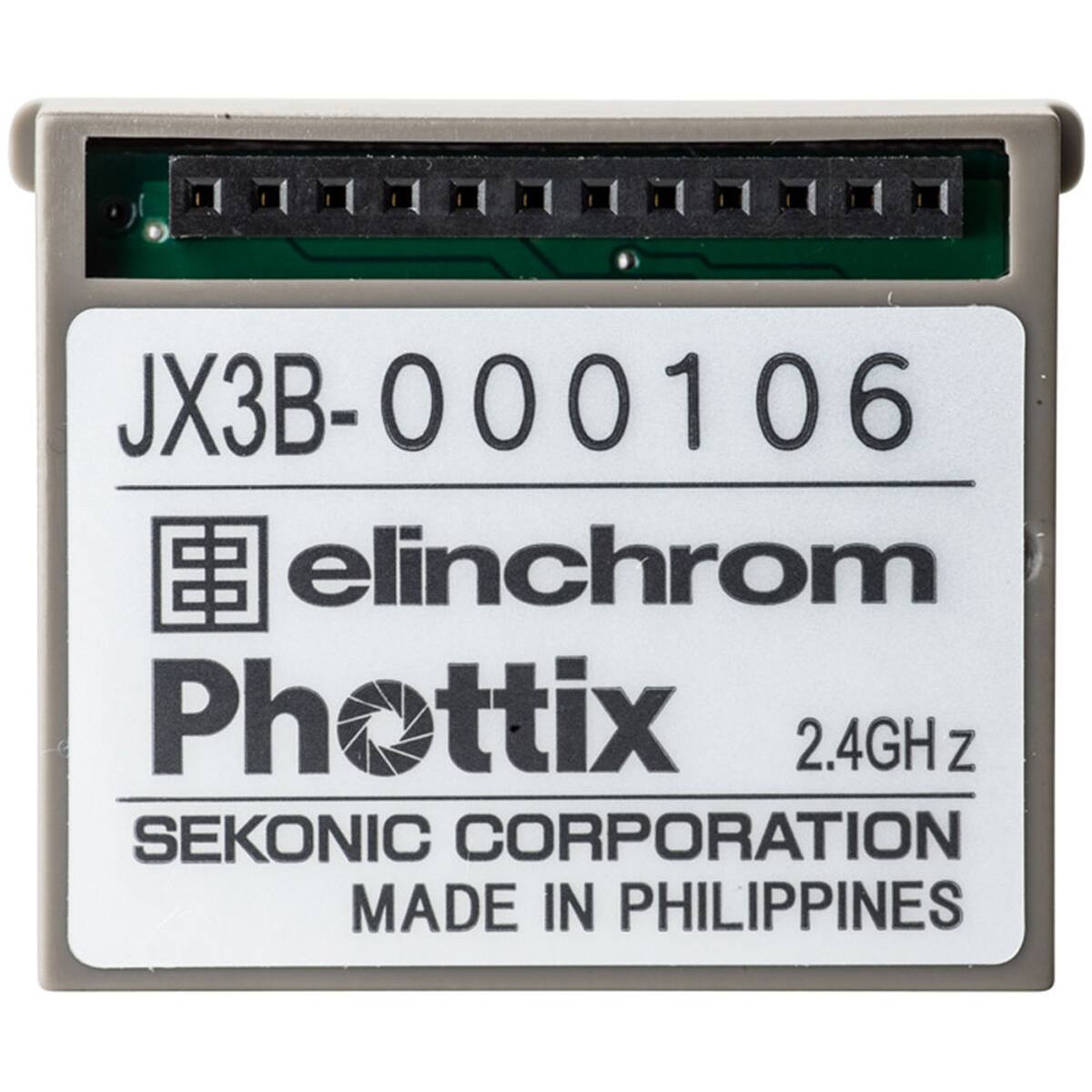 JX3B-000106 elinchrom Phottix 2.4GHz SEKONIC CORPORATION MADE IN PHILIPPINES