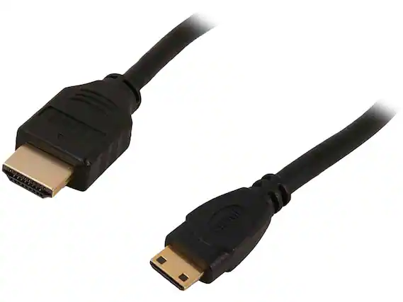 Front. Nippon Labs - Nippon Labs MHDMI-10 10 ft. Premium HDMI Male to Mini HDMI Male Adapter Cable, Black.