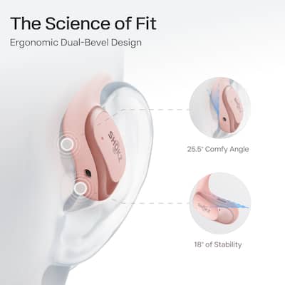 Shokz OpenFit Air Open Ear True Wireless Earbuds Pink T511-ST-PK Shokz OpenFit Air Open Ear True Wireless Earbuds Pink T511-ST-PK
