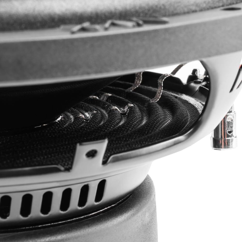 Alt View 1. NVX - ESW84 400W Peak (200W RMS) E-Series 8in Single 4-Ohm Car Subwoofer.