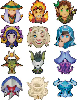 PopMarket - Magic: The Gathering - Mystery Pins - 12ct Blind Box Display - COLLECTIBLES - Multicolor