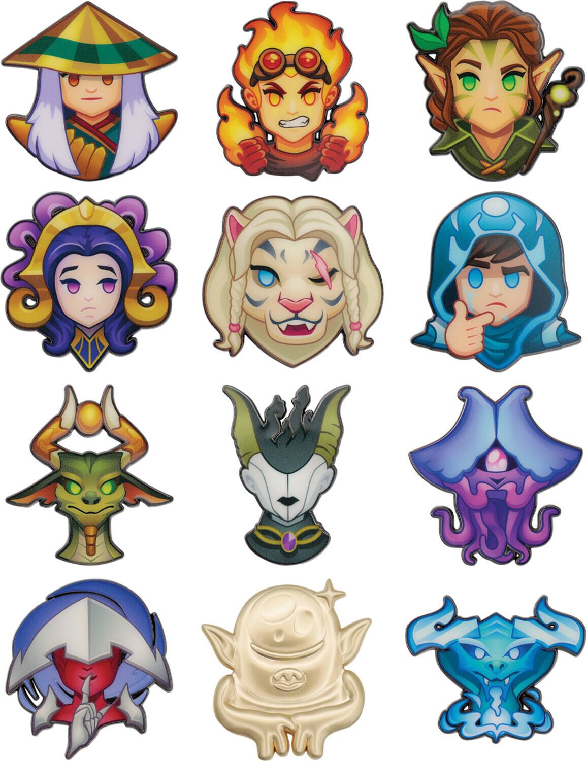 Front. PopMarket - Magic: The Gathering - Mystery Pins - 12ct Blind Box Display   - COLLECTIBLES - Multicolor.