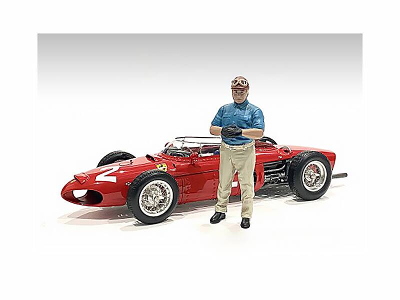 Left. American Diorama - "Racing Legends" 50's Set of 2 Diecast Figures for 1/43 Scale Models by American Diorama - Multi.