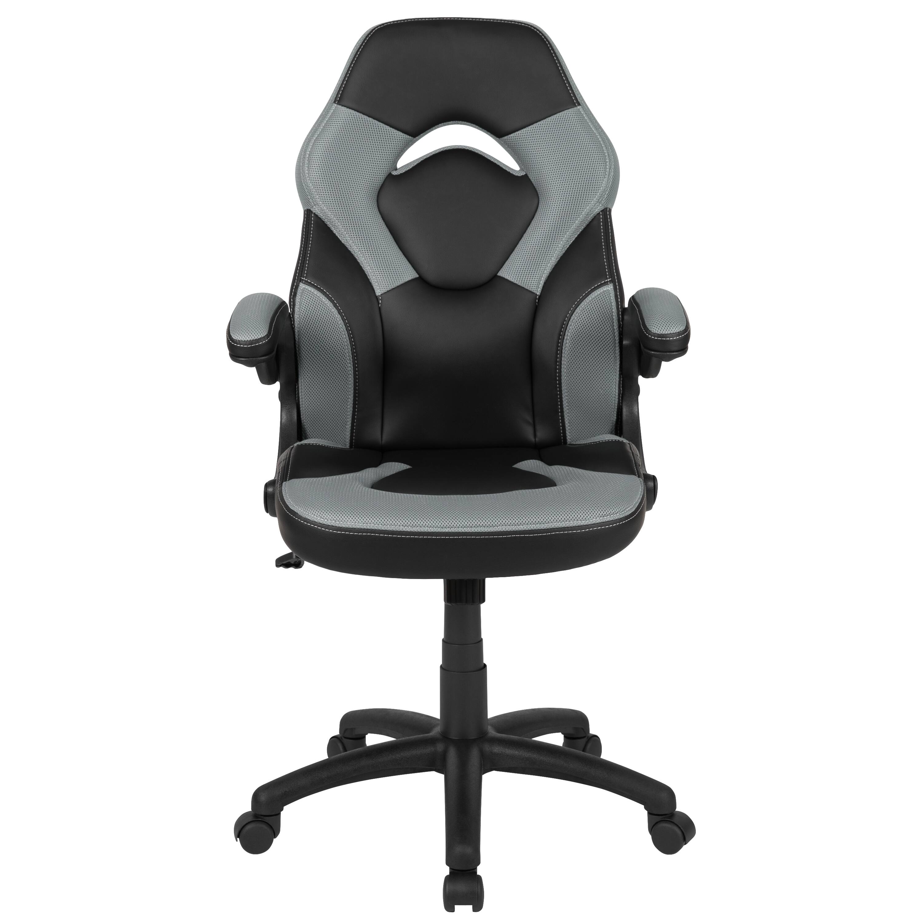 Alt View 7. Emma + Oliver - Z100 Gaming Chair Racing Office Ergonomic Computer PC Adjustable Swivel Chair - Gray.