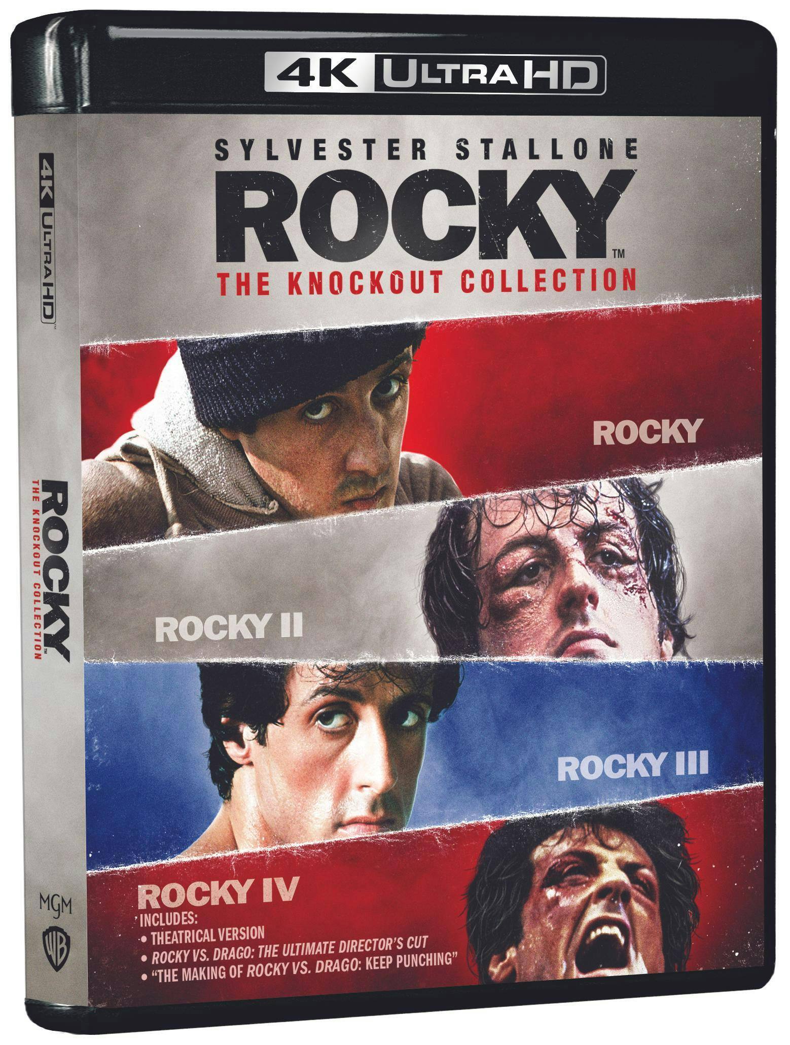 Angle. Rocky: The Knockout Collection   - 4K Blu-Ray.
