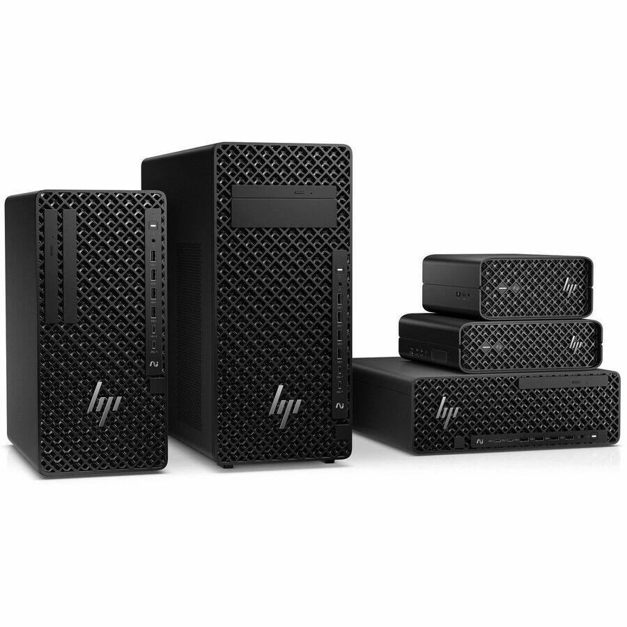 Alt View 8. HP - HP Z2 Mini G1i Workstation - Intel Core Ultra 7 265K - 32 GB - 1 TB SSD - Mini PC - Black - Intel W880 Chip - Windows 11 - Black.