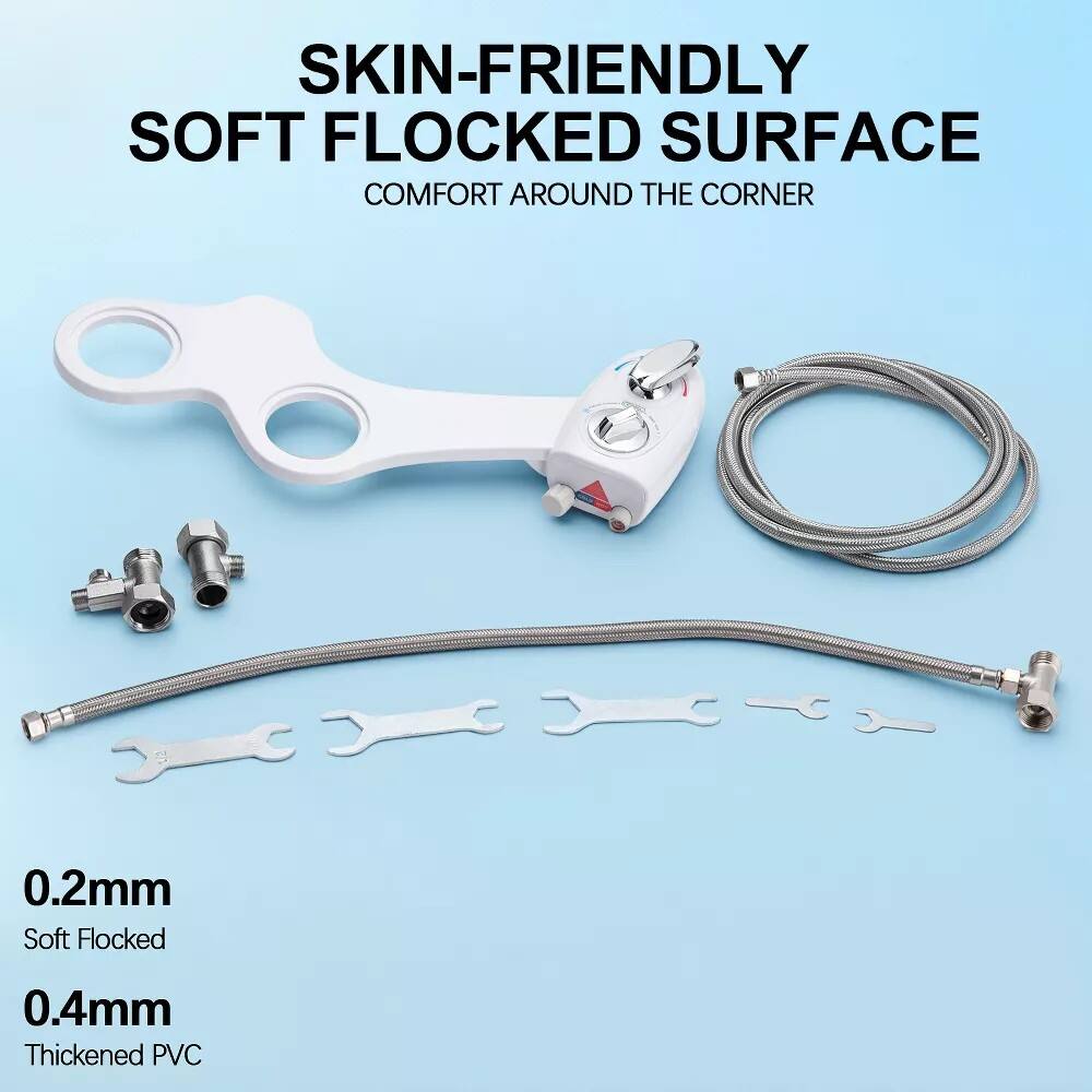 SKIN-FRIENDLY SOFT FLOCKED SURFACE  
COMFORT AROUND THE CORNER  

0.2mm Soft Flocked  
0.4mm Thickened PVC