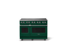 Viking - 48 in. Wide 6 Elements Pro 5 Series 7.3 Cu. Ft. Freestanding 6 Element Induction Convection Range - Ivy