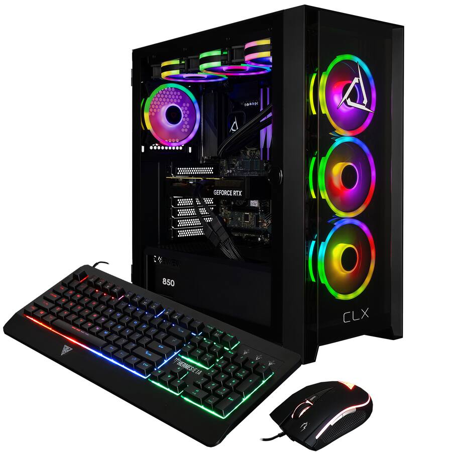 Gaming Desktop Computer Set CLX SET Gaming Desktop Intel Core i9 14900KF 32GB DDR5 5600 Memory ...
