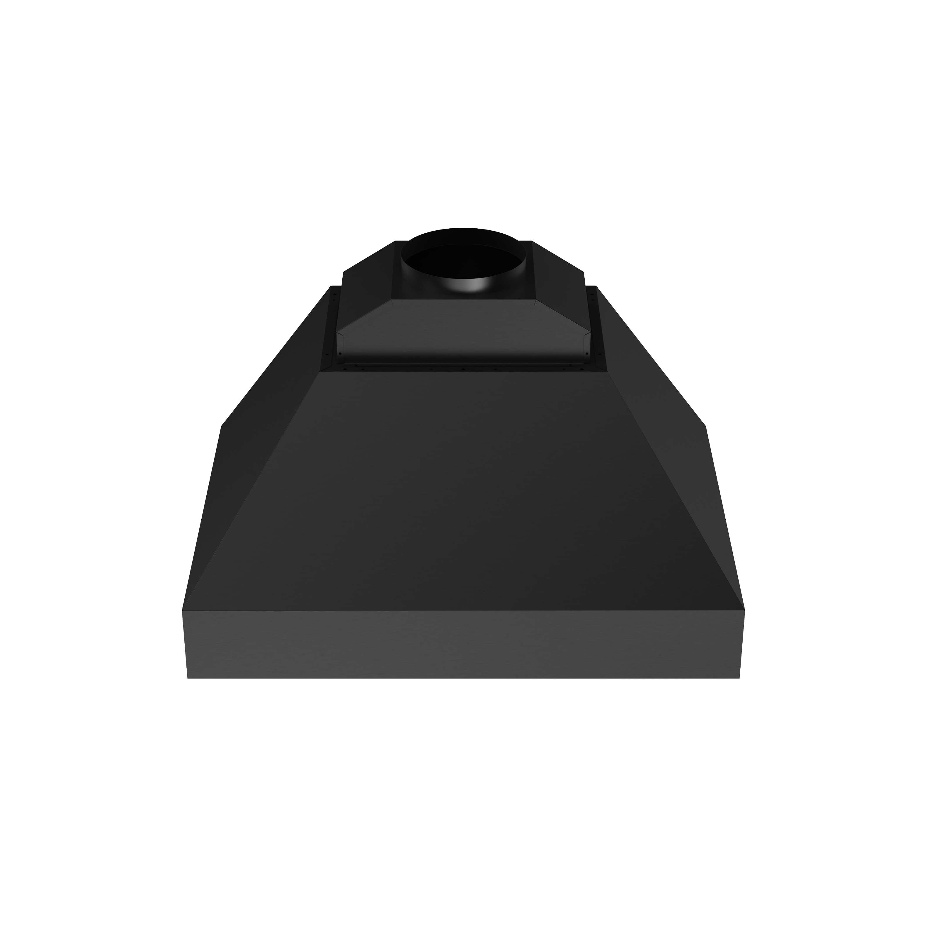 Alt View 5. Thor Kitchen - 30 Inch Professional Wall Mount Pyramid Range Hood - Matte Black.