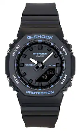 Casio - G-Shock Analog Digital Bio-Based Plastic Strap Dial Quartz GMA-P2100BA-1A 200M Women's Watch - Black