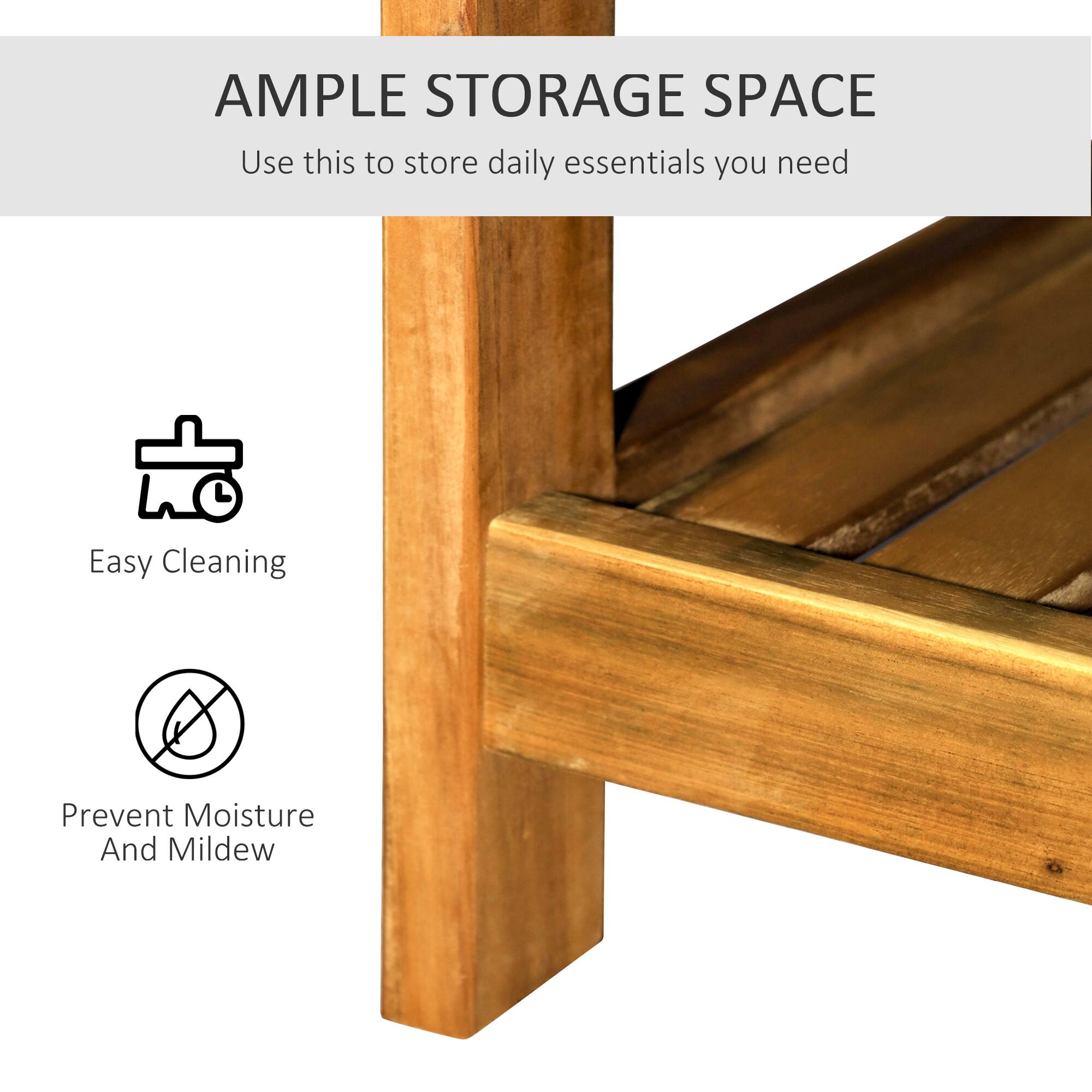 AMPLE STORAGE SPACE
Use this to store daily essentials you need
Easy Cleaning
Prevent Moisture And Mildew
