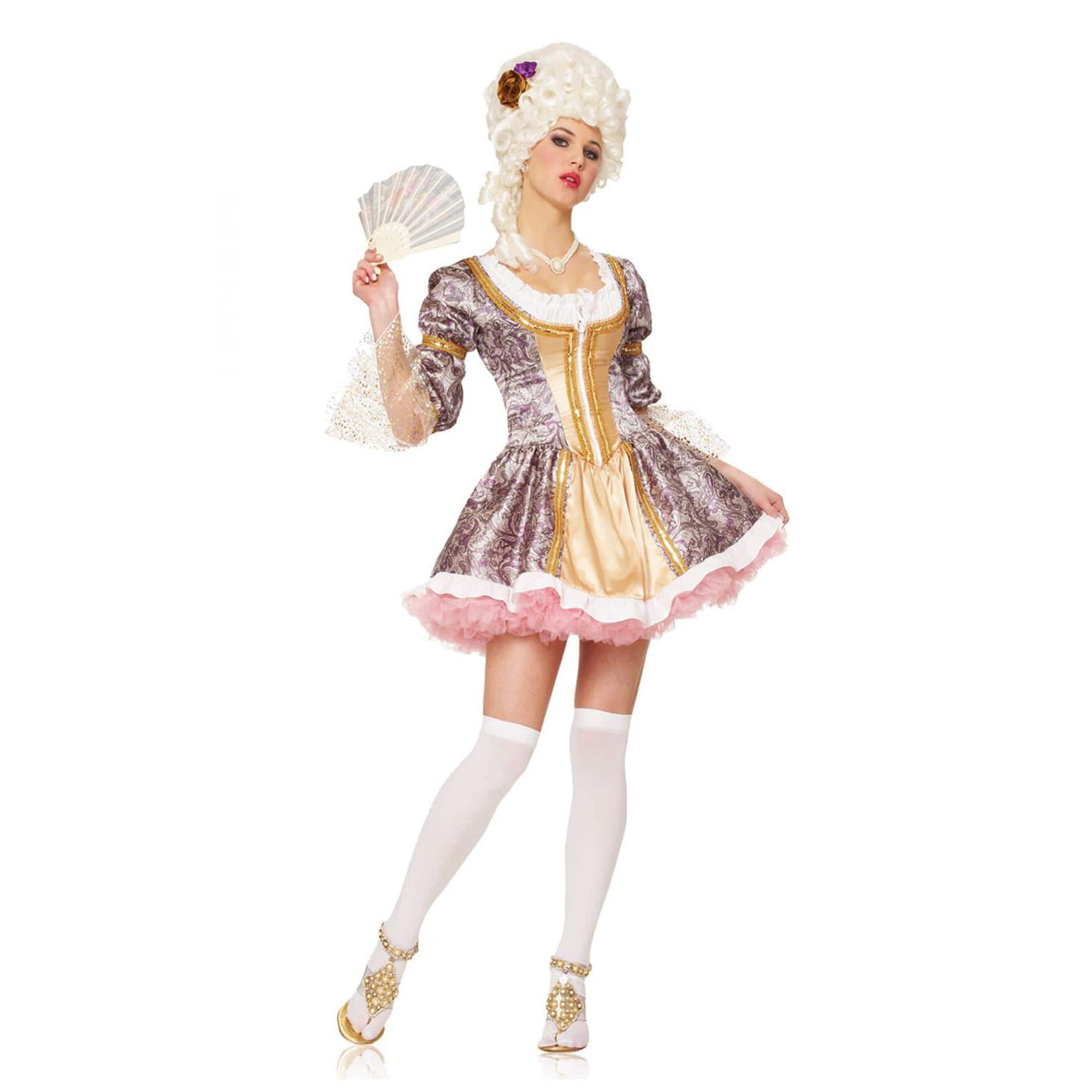Costume Culture by Franco - French Queen Adult Costume | X-Large - White