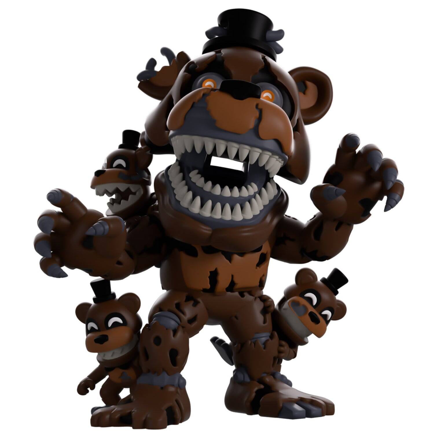Alt View 1. Youtooz - FNAF: Nightmare Freddy and Freddles Vinyl Figure #69.
